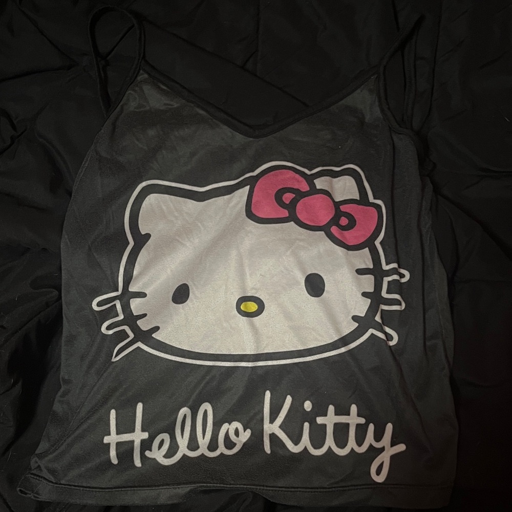 Hello Kitty Black Tank Top